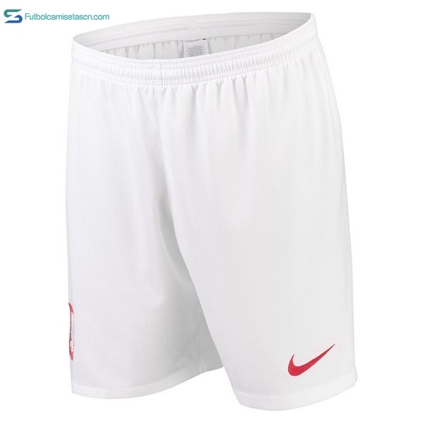 Pantalones Polonia 1ª 2018 Blanco